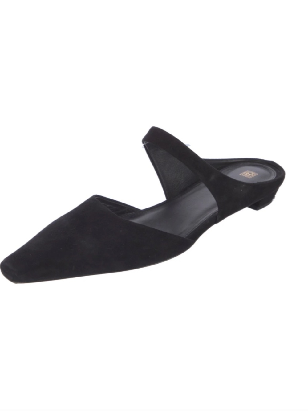 Toteme Black Suede Flat Mule Size 39